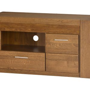 Szafka RTV Velvet-24 111 cm z drzwiami szufladą i półką dąb rustical 139969 Szafka RTV Velvet-24 111 cm z drzwiami szufladą i półką dąb rustical 139969