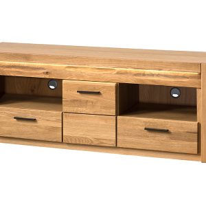 Szafka RTV Velvet-25 161 cm z drzwiami i 2 szufladami dąb natura 371241 Szafka RTV Velvet-25 161 cm z drzwiami i 2 szufladami dąb natura 371241
