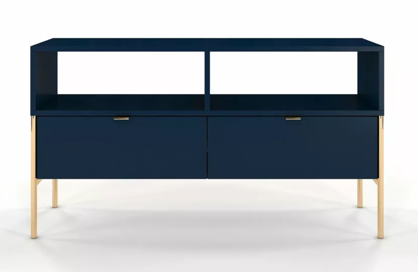 Szafka RTV w stylu glamour Perilla 2X - Orero 692494