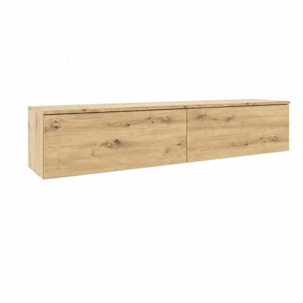 Szafka RTV wisząca 150 cm dąb artisan 1014359