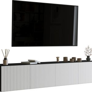 Szafka RTV wisząca 200 cm z drzwiami LORI 992499