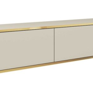Szafka RTV wisząca POLO 135 cm front gładki – beżowa 347869 Szafka RTV wisząca POLO 135 cm front gładki – beżowa 347869