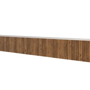 Szafka RTV z frezowanymi frontami wisząca KITO-W – 3x100x40x40 cm – Brązowy 654102 Szafka RTV z frezowanymi frontami wisząca KITO-W – 3x100x40x40 cm – Brązowy 654102