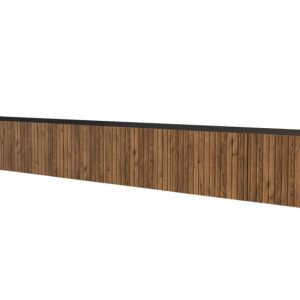 Szafka RTV z frezowanymi frontami wisząca KITO-W – 3x100x40x40 cm – Brązowy 654117 Szafka RTV z frezowanymi frontami wisząca KITO-W – 3x100x40x40 cm – Brązowy 654117