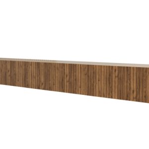 Szafka RTV z frezowanymi frontami wisząca KITO-W – 3x100x40x40 cm – Brązowy 654125 Szafka RTV z frezowanymi frontami wisząca KITO-W – 3x100x40x40 cm – Brązowy 654125