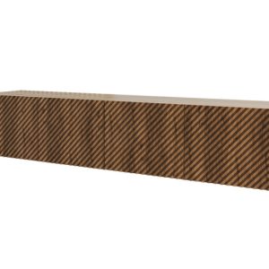 Szafka RTV z frezowanymi frontami wisząca ZENO-W – 2x100x40x40 cm – Brązowy 643125 Szafka RTV z frezowanymi frontami wisząca ZENO-W – 2x100x40x40 cm – Brązowy 643125