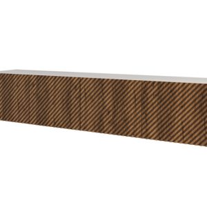 Szafka RTV z frezowanymi frontami wisząca ZENO-W – 2x100x40x40 cm – Brązowy 643086 Szafka RTV z frezowanymi frontami wisząca ZENO-W – 2x100x40x40 cm – Brązowy 643086