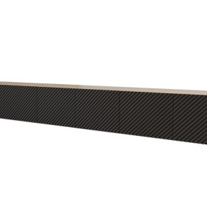 Szafka RTV z frezowanymi frontami wisząca ZENO-W – 3x100x40x40 cm – Czarny 643126 Szafka RTV z frezowanymi frontami wisząca ZENO-W – 3x100x40x40 cm – Czarny 643126