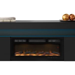 Szafka RTV z kominkiem Glossa EF 2D 190 129784