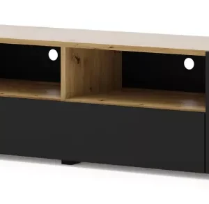 Szafka rtv z lamelowym frontem 200 cm – Sareno 692523 Szafka rtv z lamelowym frontem 200 cm – Sareno 692523