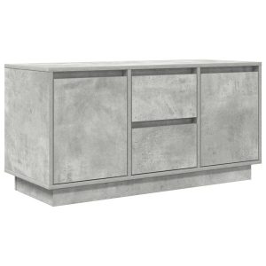 Szafka RTV z oświetleniem LED Betonowa Szara 100x41x50 cm 867471 Szafka RTV z oświetleniem LED Betonowa Szara 100x41x50 cm 867471