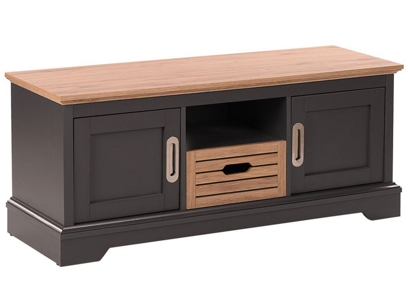 Szafka RTV z szufladą pod TV 120 cm szara 70987