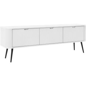 Szafka RTV ZIVIO 01 biały / czarny 264329