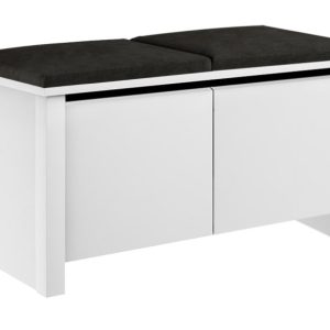 Szafka Scandic Sc-100 Biały/Czarny 100X37X59 Cm 949183 Szafka Scandic Sc-100 Biały/Czarny 100X37X59 Cm 949183