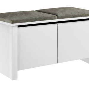 Szafka Scandic Sc-100 Biały/Szary 100X37X59 Cm 949223 Szafka Scandic Sc-100 Biały/Szary 100X37X59 Cm 949223