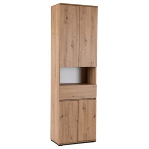 Szafka Słupek Do Przedpokoju Szafa Wąska Stojąca Regał Dąb Artisan MODENA 759809 Szafka Słupek Do Przedpokoju Szafa Wąska Stojąca Regał Dąb Artisan MODENA 759809