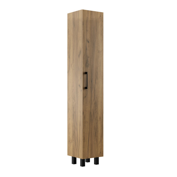 Szafka Stojąca Łazienkowa 180Cm Słupek Valia Złoty Craft 40 487935