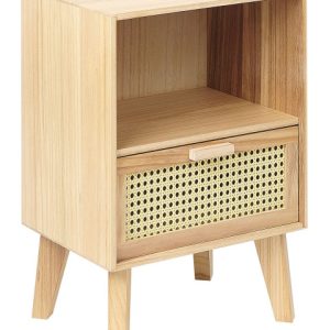 Szafka stolik nocny 1 szuflada rattanowy front 70809 Szafka stolik nocny 1 szuflada rattanowy front 70809