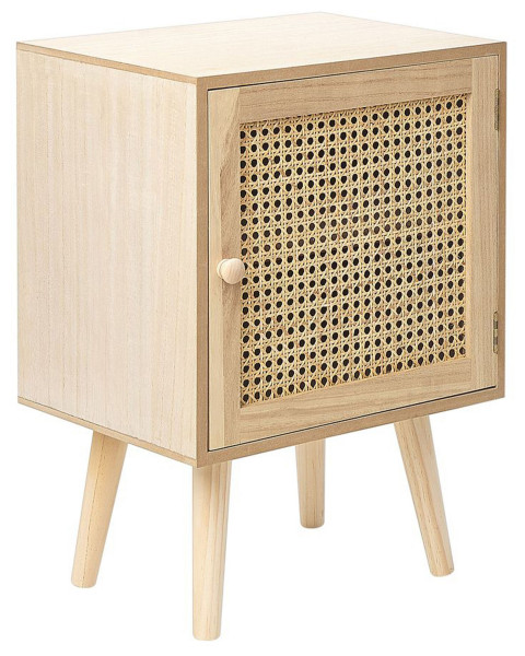 Szafka stolik nocny rattanowy front 70807