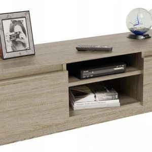 Szafka stolik RTV 120 EX3 dąb sonoma półka regał 220951 Szafka stolik RTV 120 EX3 dąb sonoma półka regał 220951