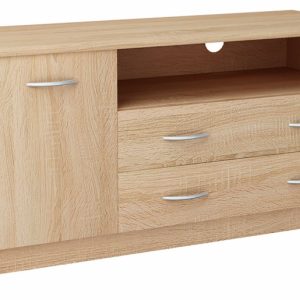 Szafka stolik RTV 1D2S DĄB SONOMA komoda szuflady 228576 Szafka stolik RTV 1D2S DĄB SONOMA komoda szuflady 228576