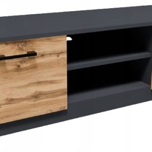 Szafka stolik RTV 2DC 120cm GRAFIT-WOTAN komoda antracyt ROB 228131 Szafka stolik RTV 2DC 120cm GRAFIT-WOTAN komoda antracyt ROB 228131