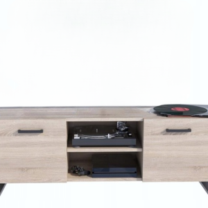 Szafka stolik RTV ALBA BIS 150cm sonoma-czarny 247597 Szafka stolik RTV ALBA BIS 150cm sonoma-czarny 247597