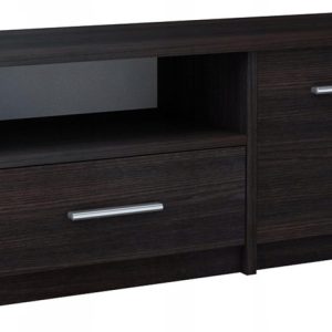 Szafka stolik RTV BODO 1D1S WENGE regał komoda 227751 Szafka stolik RTV BODO 1D1S WENGE regał komoda 227751
