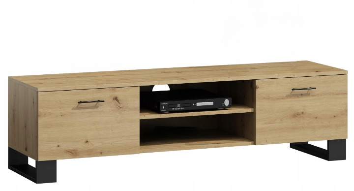 Szafka stolik RTV KLARA 120cm dąb artisan loft komoda PER 247608