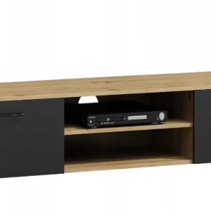 Szafka stolik RTV KLARA BIS artisan-czarny loft 247602 Szafka stolik RTV KLARA BIS artisan-czarny loft 247602