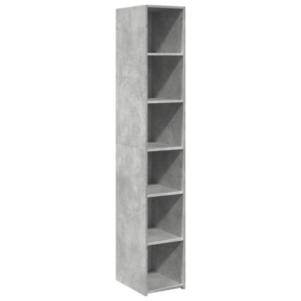 Szafka Szara Beton 30x41x185 cm do Salonu Pokoju Sypialni 740498