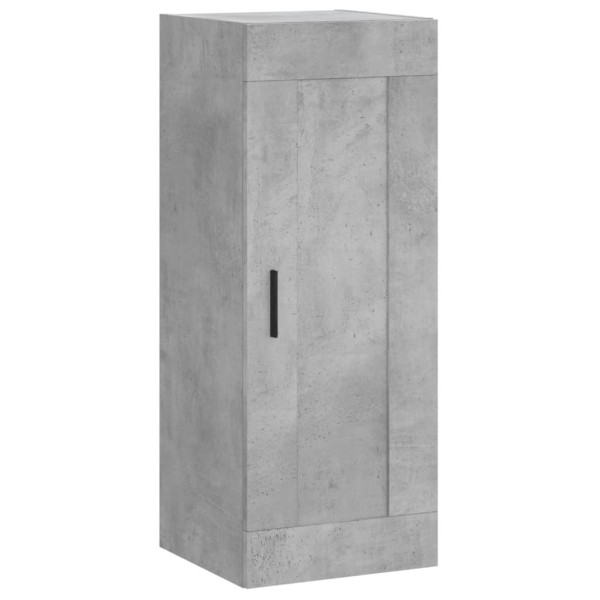 Szafka Szara Beton z Drzwiami 34.5x34x90 cm do Salonu Pokoju 742171