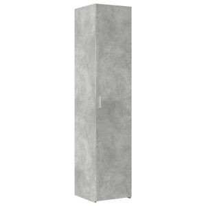 Szafka Szara Beton z Drzwiami z Półkami 40×42.5×185 cm do Salonu 741761 Szafka Szara Beton z Drzwiami z Półkami 40×42.5×185 cm do Salonu 741761