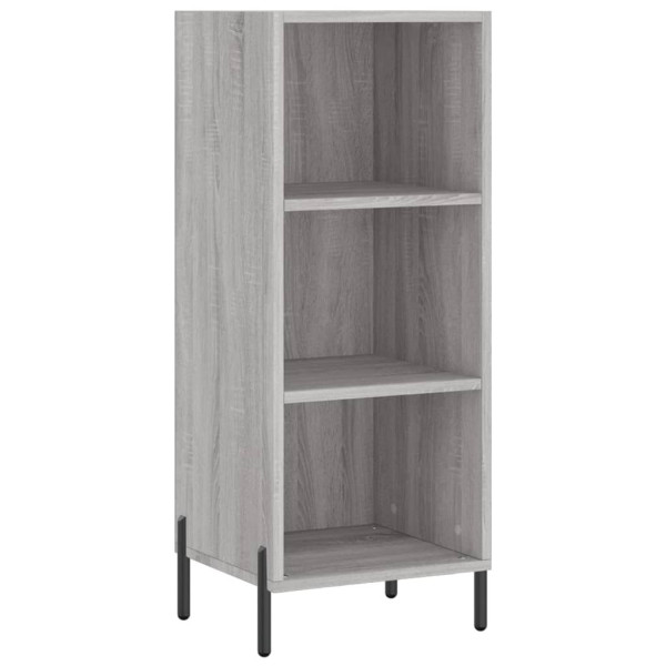 Szafka Szara Dąb Sonoma 34.5x32.5x90 cm do Salonu Pokoju Sypialni 740493