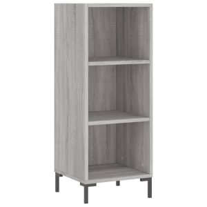 Szafka Szara Dąb Sonoma 34.5×32.5×90 cm do Salonu Pokoju Sypialni 740604 Szafka Szara Dąb Sonoma 34.5×32.5×90 cm do Salonu Pokoju Sypialni 740604