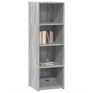 Szafka Szara Dąb Sonoma 40x41x124 cm do Salonu Pokoju Sypialni 740605 Szafka Szara Dąb Sonoma 40x41x124 cm do Salonu Pokoju Sypialni 740605