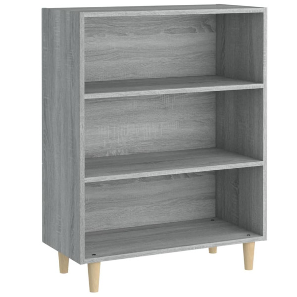 Szafka Szara Dąb Sonoma 69.5x32.5x90 cm do Salonu Pokoju Sypialni 740262