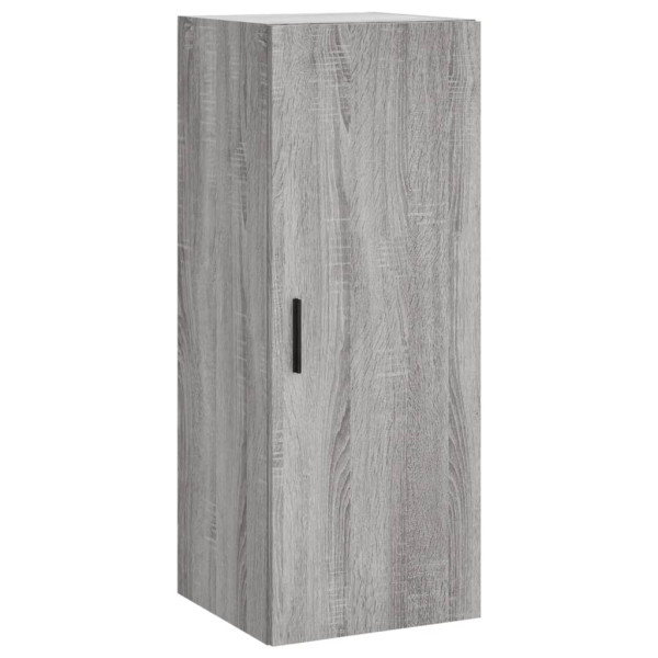 Szafka Szara Dąb Sonoma z Drzwiami 34.5x34x90 cm do Salonu Pokoju 742167
