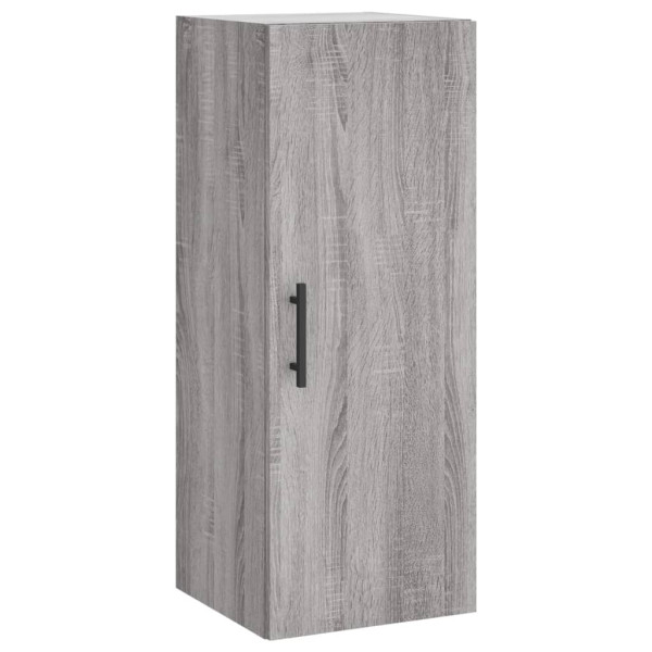 Szafka Szara Dąb Sonoma z Drzwiami 34.5x34x90 cm do Salonu Pokoju 740480