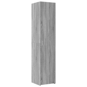 Szafka Szara Dąb Sonoma z Drzwiami z Półkami 40×42.5×185 cm 741755 Szafka Szara Dąb Sonoma z Drzwiami z Półkami 40×42.5×185 cm 741755