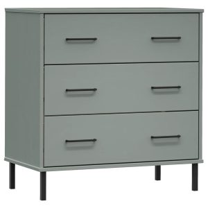 Szafka Szary Drewno vidaXL 250262 Szafka Szary Drewno vidaXL 250262
