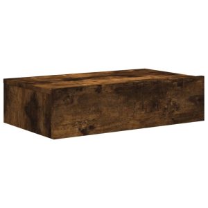 Szafka telewizyjna z LED przydymiony dąb 60x35x15.5 cm 866865