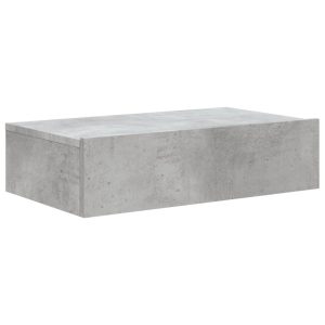 Szafka telewizyjna z LED szarość betonu 60x35x15.5 cm 867061