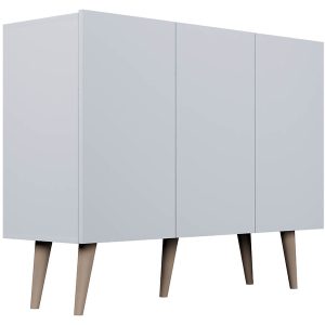 Szafka Toronto 120 cm trzydrzwiowa biała 102402