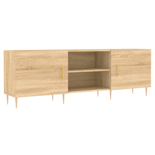 Szafka TV dąb sonoma 150x30x50 cm materiał drewnopochodny 866520