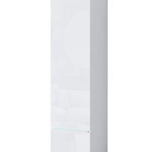 Szafka VEVE 01 z oświetleniem LED/biały/biały połysk 1051218 Szafka VEVE 01 z oświetleniem LED/biały/biały połysk 1051218
