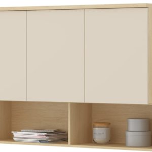 Szafka wisząca 126 cm z 3 drzwiami i półkami TERRA 1069899 Szafka wisząca 126 cm z 3 drzwiami i półkami TERRA 1069899