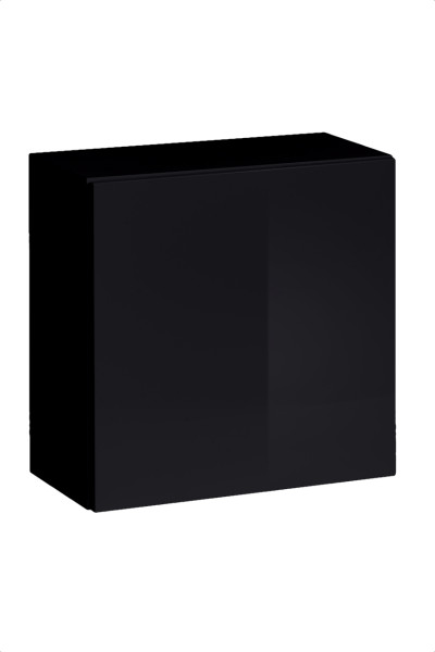 Szafka wisząca czarny połysk SWITCH 60 cm 937716