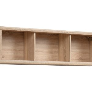 Szafka wisząca Kaspian 143 cm otwarta dąb sonoma 9943 Szafka wisząca Kaspian 143 cm otwarta dąb sonoma 9943