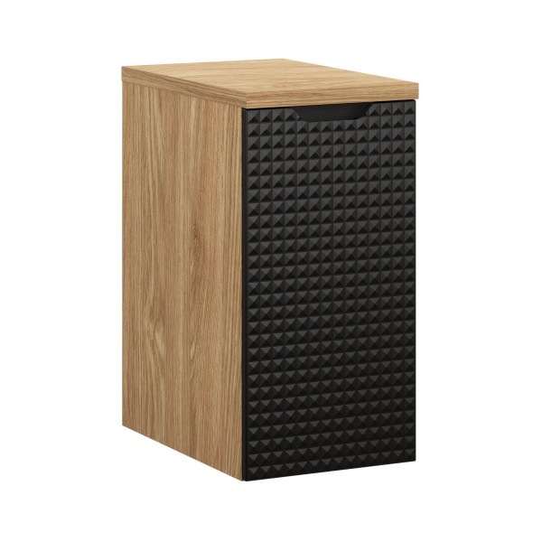 Szafka Wisząca Luxor Black 30cm z Blatem 983996